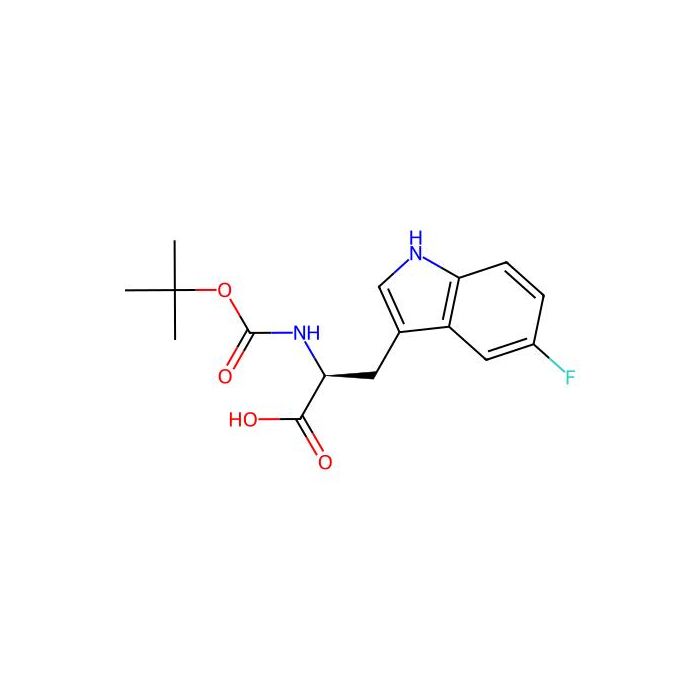 (2S)-2-{[(tert-butoxy)carbonyl]amino}-3-(5-fluoro-1H-indol-3-yl)propanoic acid - ≥97% CAS No(53478-53-8) by Aladdin Scientific