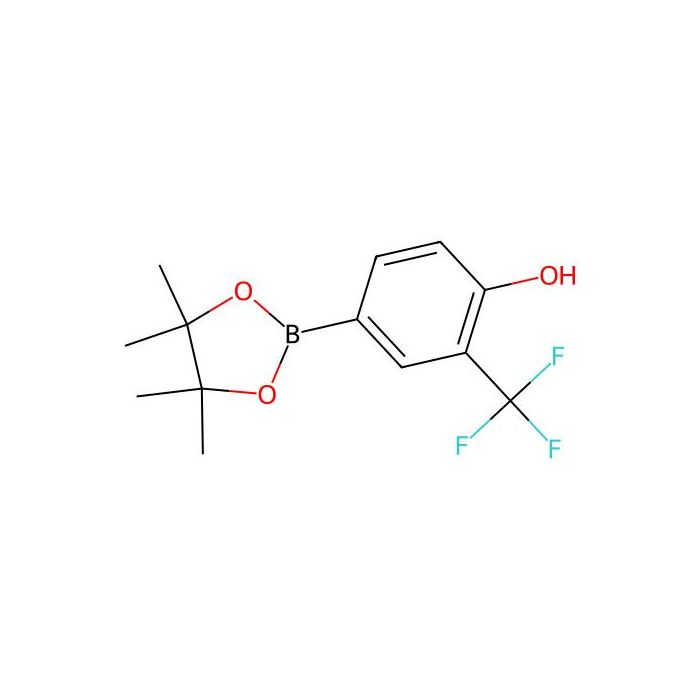 4-(4，4，5，5-Tetramethyl-1，3，2-dioxaborolan-2-yl)-2-(trifluoromethyl)phenol - ≥98% CAS No(1243143-45-4) by Aladdin Scientific