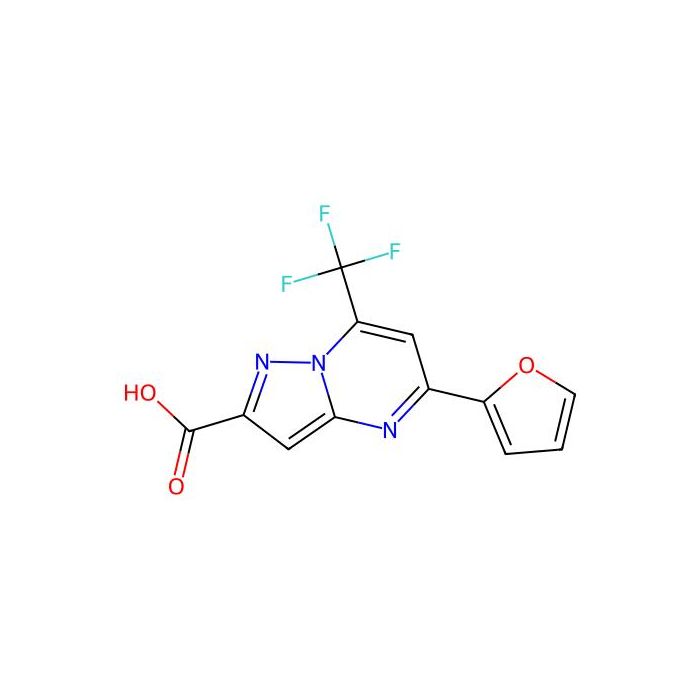 5-(Furan-2-yl)-7-(trifluoromethyl)pyrazolo[1，5-a]pyrimidine-2-carboxylic acid - ≥95% CAS No(313968-60-4) by Aladdin Scientific