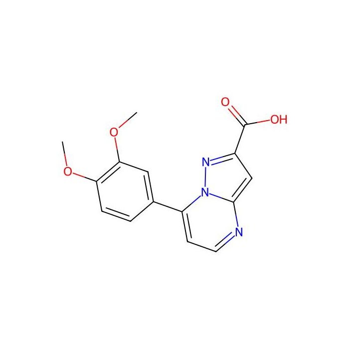 7-(3，4-Dimethoxyphenyl)pyrazolo[1，5-a]pyrimidine-2-carboxylicacid - ≥98% CAS No(886503-05-5) by Aladdin Scientific