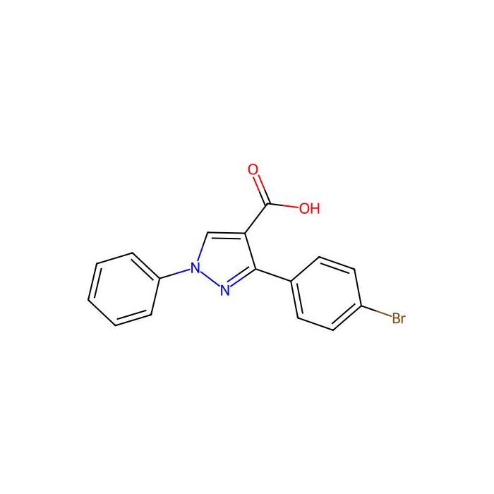 3-(4-Bromophenyl)-1-phenyl-1h-pyrazole-4-carboxylic acid - ≥95% CAS No(372107-34-1) by Aladdin Scientific
