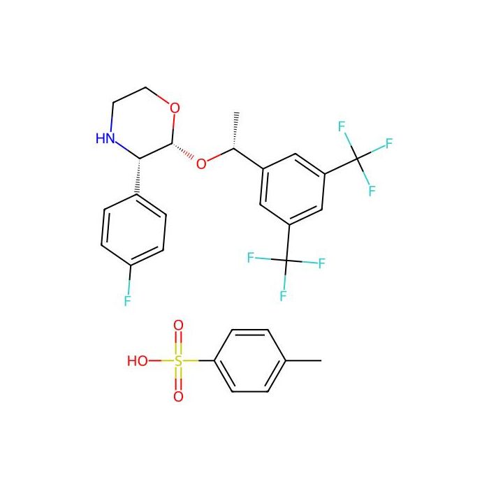 (2R，3S)-2-((R)-1-(3，5-Bis(trifluoromethyl)phenyl)ethoxy)-3-(4-fluorophenyl)morpholine 4-methylbenzenesulfonate - ≥98% CAS No(200000-59-5) by Aladdin Scientific