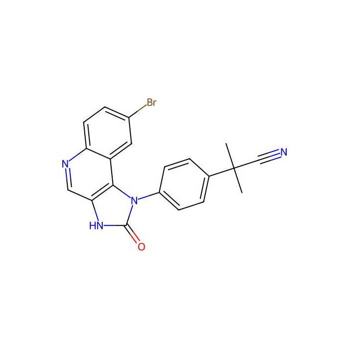 2-(4-(8-bromo-2-oxo-2，3-dihydro-1H-imidazo[4，5-c]quinolin-1-yl)phenyl)-2- methylpropanenitrile - ≥98% CAS No(915019-53-3) by Aladdin Scientific
