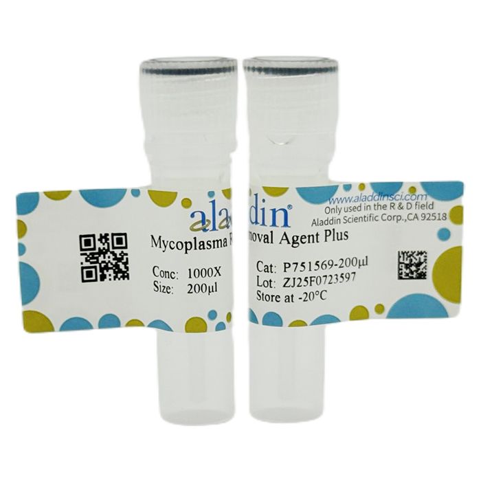 Mycoplasma Removal Agent Plus - BioReagent, sterile, for NA electrophoresis, Mycoplasma free, 1000X  by Aladdin Scientific