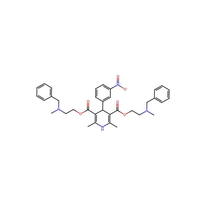 3，5-Pyridinedicarboxylicacid， 1，4-dihydro-2，6-dimethyl-4-(3-nitrophenyl)-，3，5-bis[2-[methyl(phenylmethyl)amino]ethyl] ester - ≥95% CAS No(71791-90-7) by Aladdin Scientific