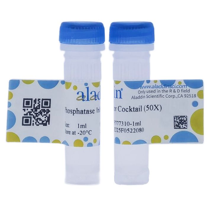 Phosphatase Inhibitor Cocktail (50X) - BioReagent, Universal type, without EDTA, 50X  by Aladdin Scientific