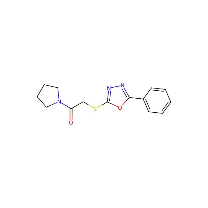 2-[(5-Phenyl-1,3,4-oxadiazol-2-yl)sulfanyl]-1-pyrrolidin-1-ylethanone -  CAS No(484694-46-4) by Aladdin Scientific