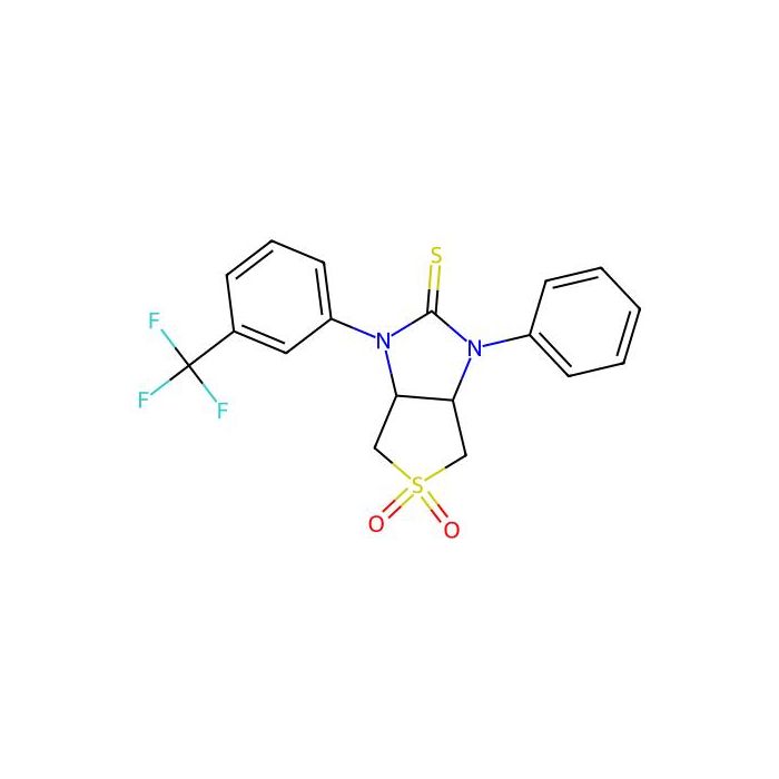 1-phenyl-3-(3-(trifluoromethyl)phenyl)tetrahydro-1H-thieno[3,4-d]imidazole-2(3H)-thione 5,5-dioxide -  CAS No(616214-43-8) by Aladdin Scientific