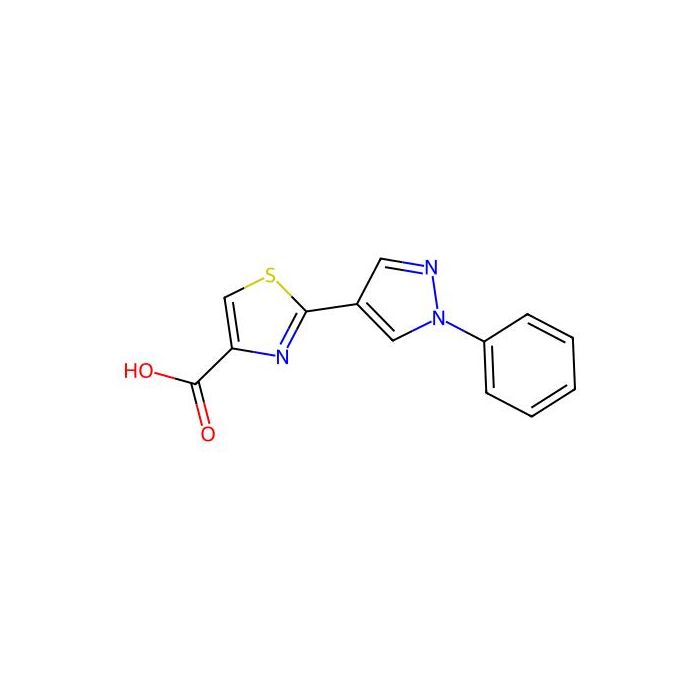 2-(1-phenyl-1H-pyrazol-4-yl)-1,3-thiazole-4-carboxylic acid - ≥95% CAS No(137576-90-0) by Aladdin Scientific