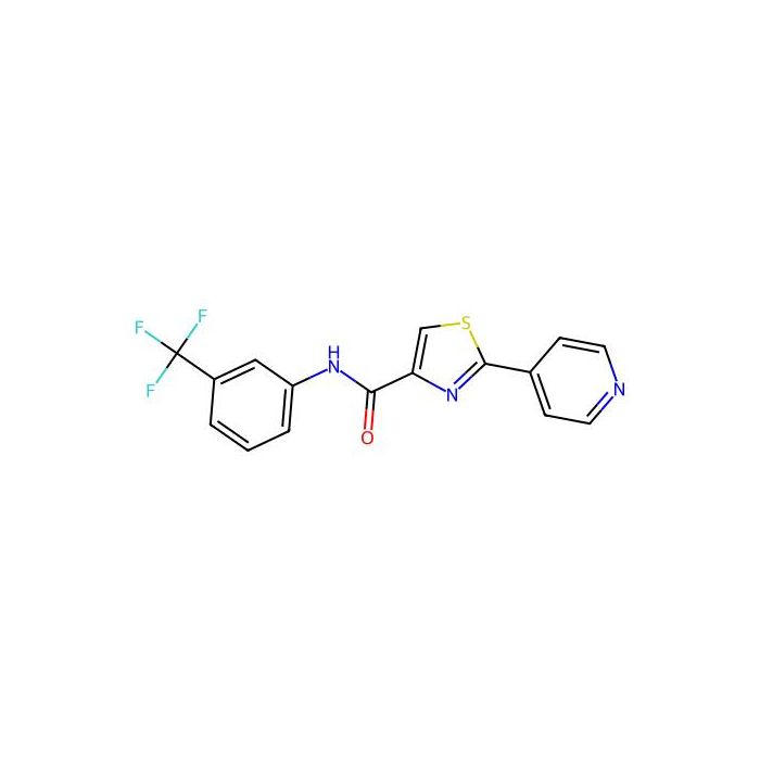 2-(4-pyridinyl)-N-[3-(trifluoromethyl)phenyl]-1,3-thiazole-4-carboxamide - ≥90% CAS No(353726-63-3) by Aladdin Scientific