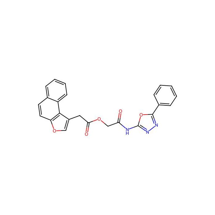 [(5-Phenyl-1,3,4-oxadiazol-2-yl)carbamoyl]methyl 2-{naphtho[2,1-b]furan-1-yl}acetate -  CAS No(877950-01-1) by Aladdin Scientific