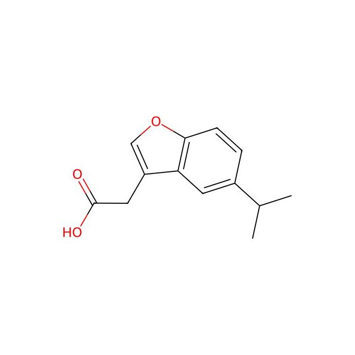 2-(5-(Propan-2-yl)-1-benzofuran-3-yl)acetic acid - ≥98% CAS No(890587-56-1) by Aladdin Scientific