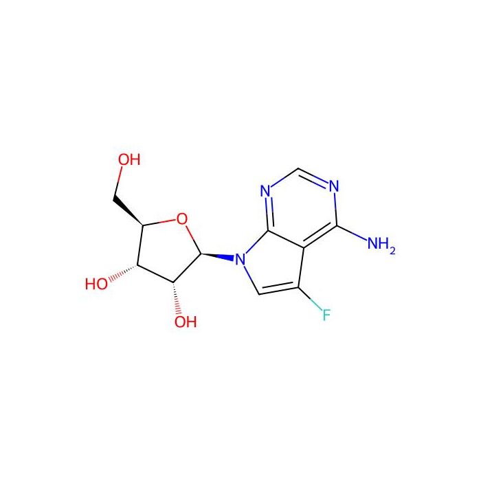 (2R,3R,4S,5R)-2-(4-Amino-5-fluoro-7H-pyrrolo[2,3-d]pyrimidin-7-yl)-5-(hydroxymethyl)tetrahydrofuran-3,4-diol - ≥97% CAS No(750598-20-0) by Aladdin Scientific