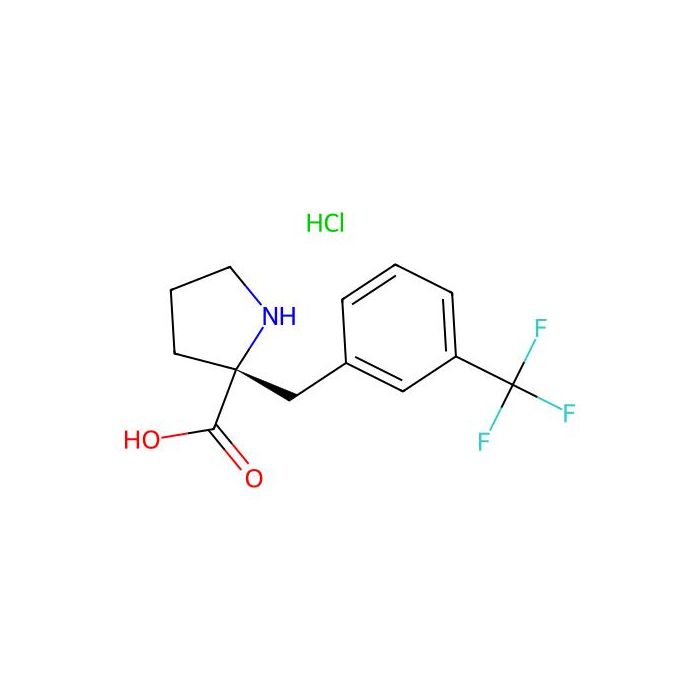 (R)-2-(3-(Trifluoromethyl)benzyl)pyrrolidine-2-carboxylic acid hydrochloride - ≥98% CAS No(1049727-96-9) by Aladdin Scientific