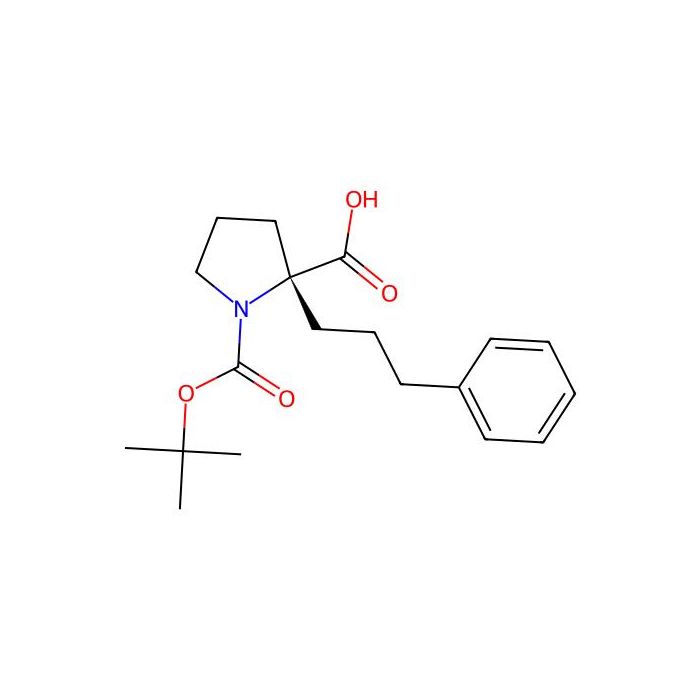 (R)-1-(tert-Butoxycarbonyl)-2-(3-phenylpropyl)pyrrolidine-2-carboxylic acid - ≥98% CAS No(1217837-34-7) by Aladdin Scientific