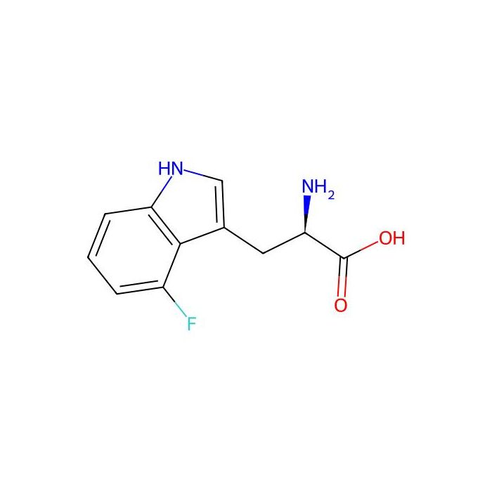 (R)-2-Amino-3-(4-fluoro-1H-indol-3-yl)propanoic acid - ≥95% CAS No(110221-04-0) by Aladdin Scientific
