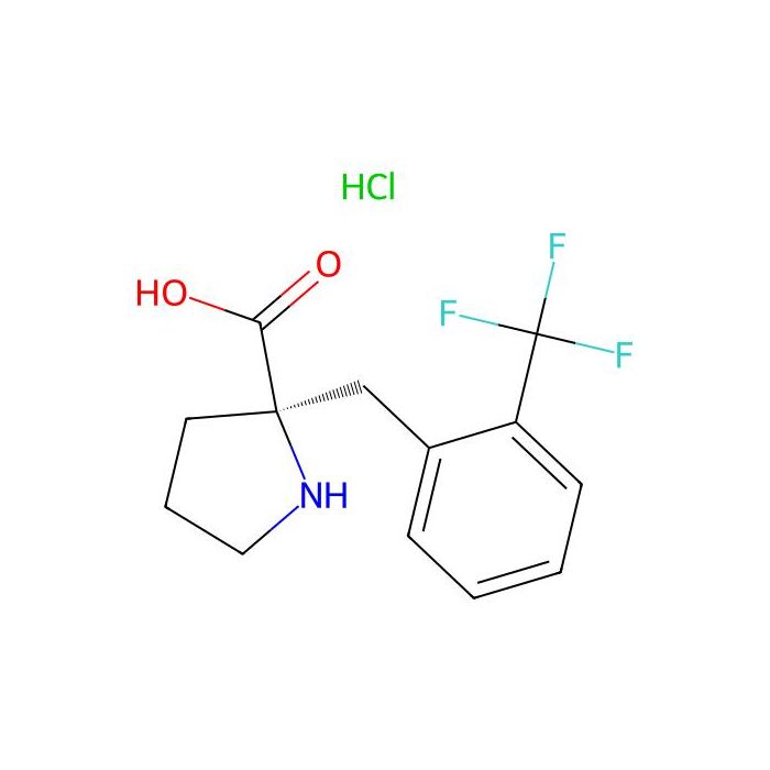 (R)-2-(2-(Trifluoromethyl)benzyl)pyrrolidine-2-carboxylic acid hydrochloride - ≥98% CAS No(1049727-87-8) by Aladdin Scientific