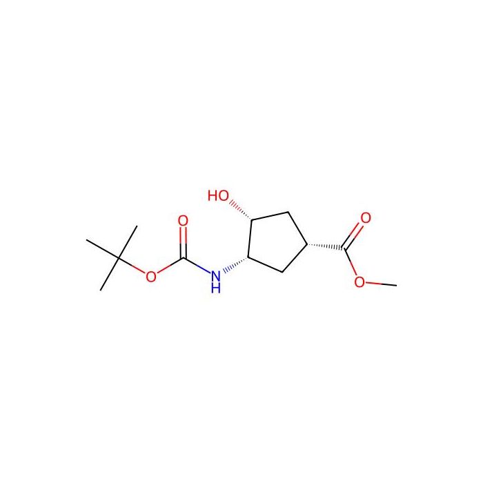 (1R,3S,4R)-Methyl 3-((tert-butoxycarbonyl)amino)-4-hydroxycyclopentanecarboxylate - ≥98% CAS No(321744-23-4) by Aladdin Scientific
