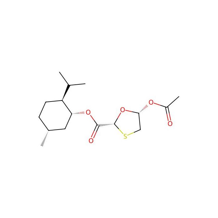 (1R,2S,5R)-5-Methyl-2-(propan-2-yl)cyclohexyl (2R,5S)-5-(acetyloxy)-1,3-oxathiolane-2-carboxylate - ≥95% CAS No(147126-65-6) by Aladdin Scientific