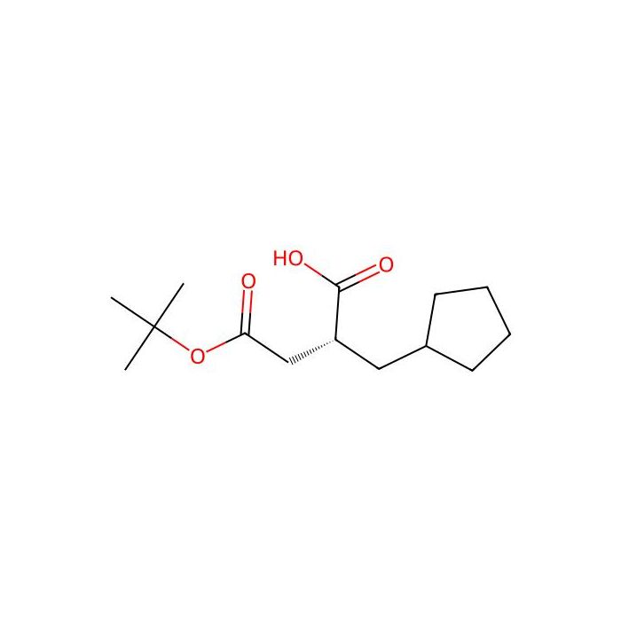(R)-4-(tert-Butoxy)-2-(cyclopentylmethyl)-4-oxobutanoic acid - ≥98% CAS No(204637-77-4) by Aladdin Scientific