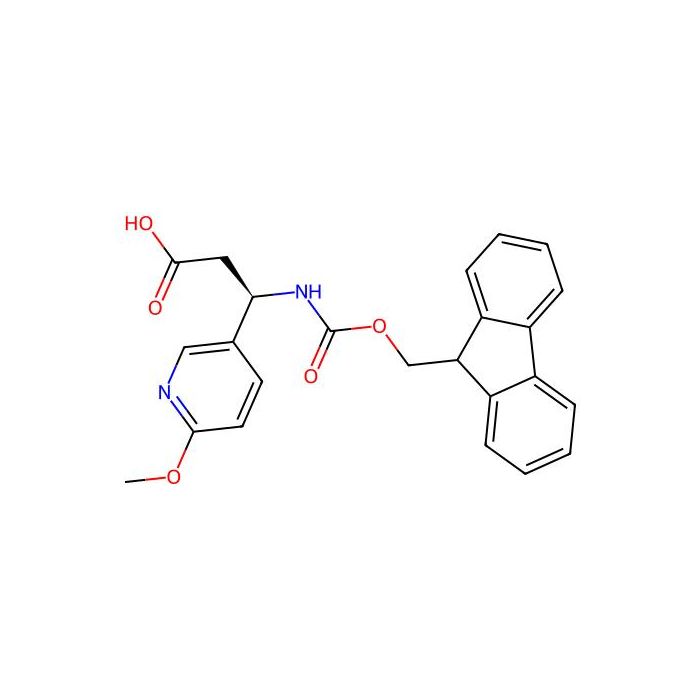 (R)-3-((((9H-Fluoren-9-yl)methoxy)carbonyl)amino)-3-(6-methoxypyridin-3-yl)propanoic acid - ≥95% CAS No(959581-71-6) by Aladdin Scientific