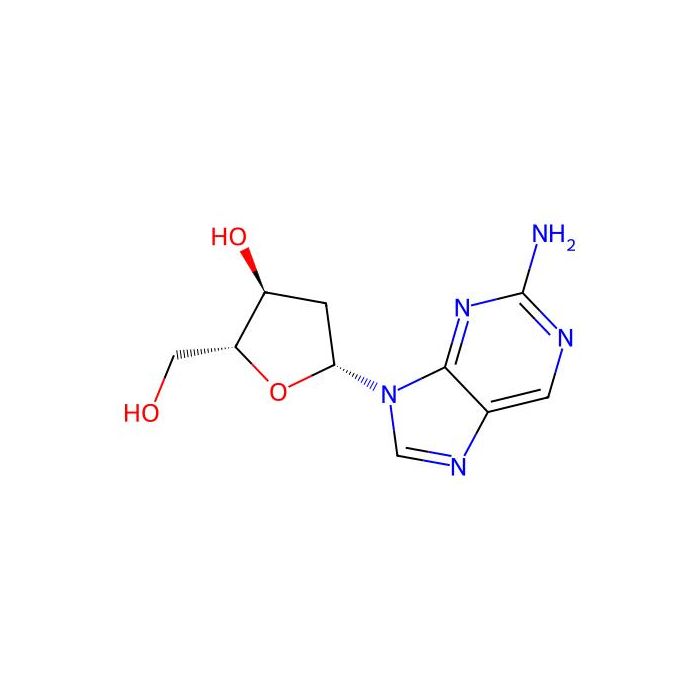 (2R,3S,5R)-5-(2-Amino-9H-purin-9-yl)-2-(hydroxymethyl)tetrahydrofuran-3-ol - ≥97% CAS No(3616-24-8) by Aladdin Scientific