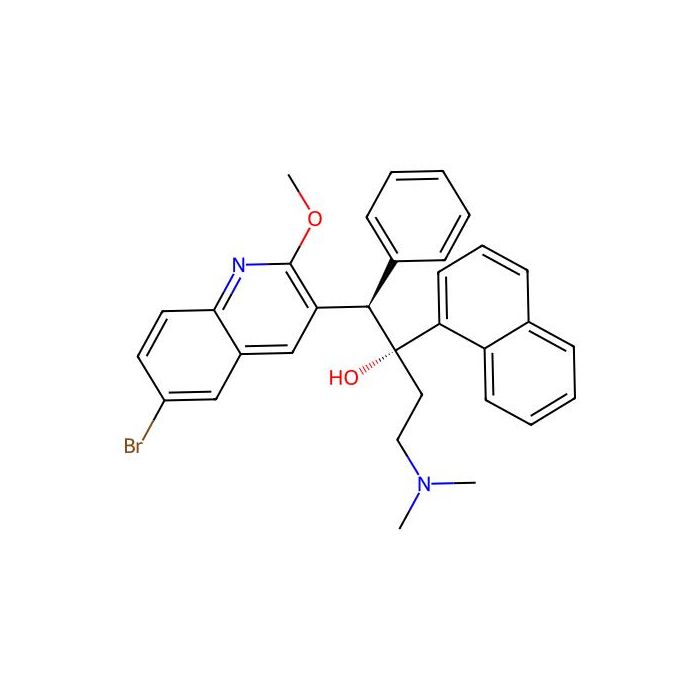 (1R,2R)-1-(6-bromo-2-methoxyquinolin-3-yl)-4-(dimethylamino)-2-(naphthalen-1-yl)-1-phenylbutan-2-ol - ≥98% CAS No(857086-94-3) by Aladdin Scientific