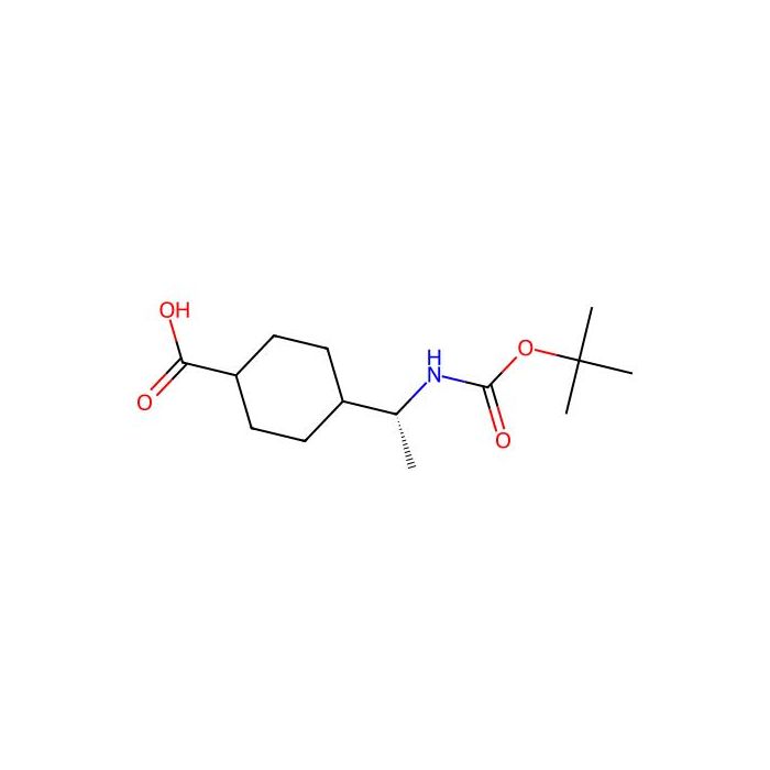 (1R)-trans-4-[N-Boc-1-aMinoethyl]cyclohexanecarboxylic Acid - ≥98% CAS No(671815-99-9) by Aladdin Scientific