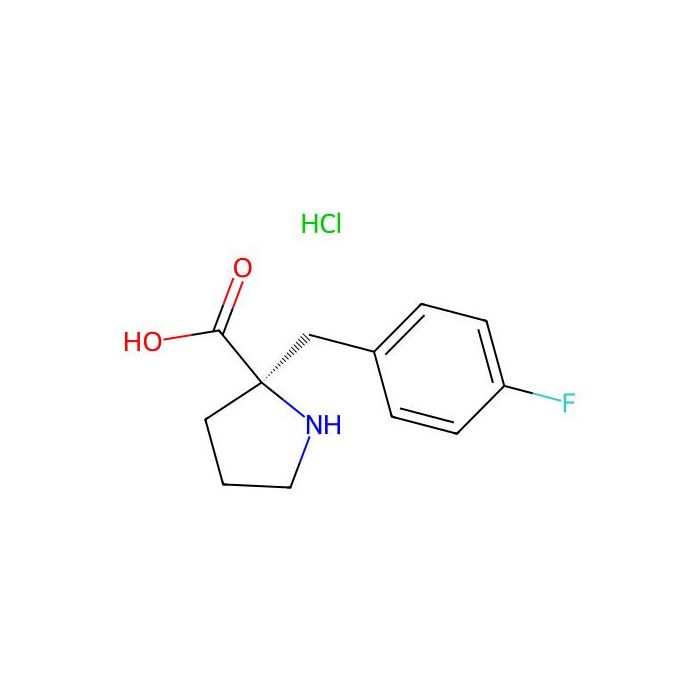 (R)-2-(4-Fluorobenzyl)pyrrolidine-2-carboxylic acid hydrochloride - ≥98% CAS No(637020-68-9) by Aladdin Scientific