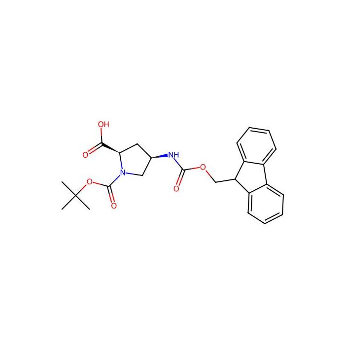 (2R,4R)-4-(((9H-fluoren-9-yl)methoxy)carbonylamino)-1-(tert-butoxycarbonyl)pyrrolidine-2-carboxylic acid - ≥95% CAS No(1018332-24-5) by Aladdin Scientific