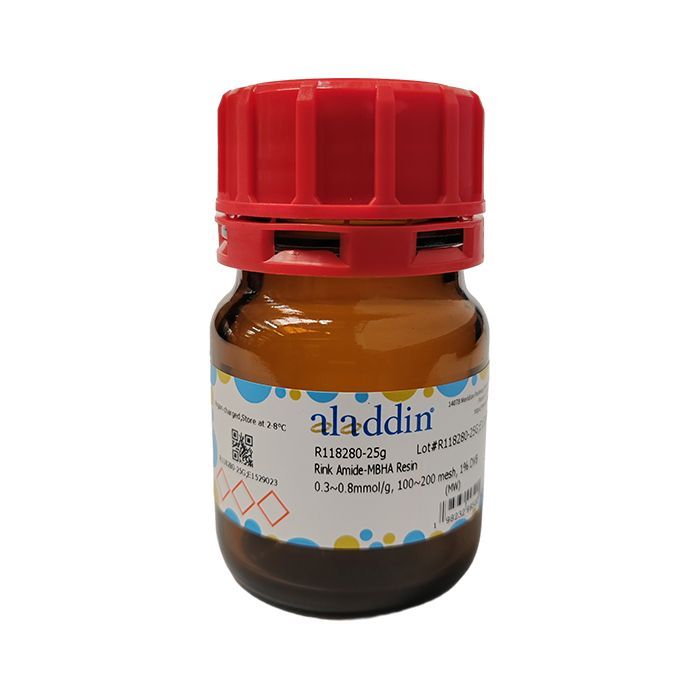 Rink Amide-MBHA Resin - 0.3~0.8mmol/g, 100~200 mesh, 1% DVB  by Aladdin Scientific