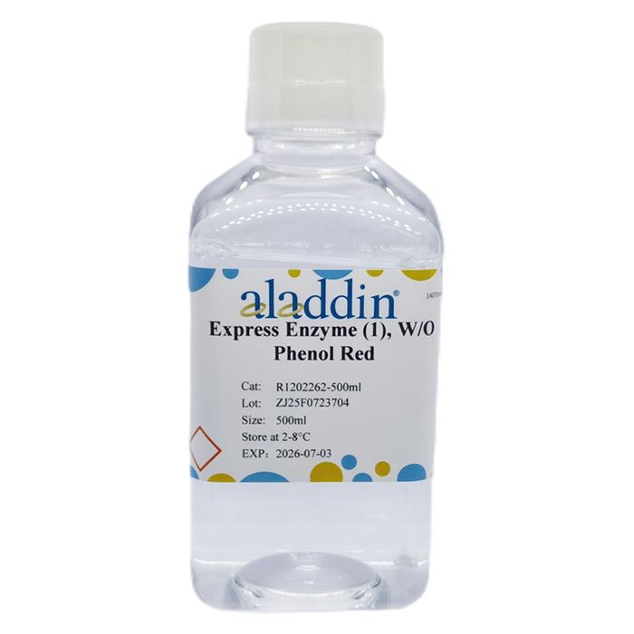Express Enzyme (1), W/O Phenol Red - BioReagent, for cell culture, sterile-filtered, ready-to-use, 1×  by Aladdin Scientific