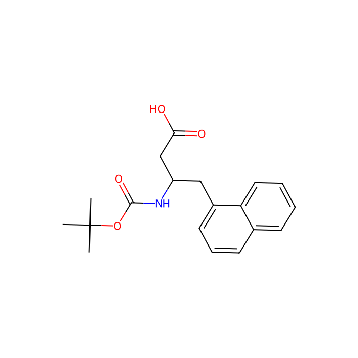 (R)-3-(Boc-amino)-4-(1-naphthyl)butyric acid - ≥95% CAS No(190190-49-9) by Aladdin Scientific