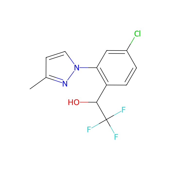 (1R)-1-[4-chloro-2-(3-methyl-1H-pyrazol-1-yl)phenyl]-2,2,2-trifluoroethan-1-ol - ≥97% CAS No(1033805-26-3) by Aladdin Scientific