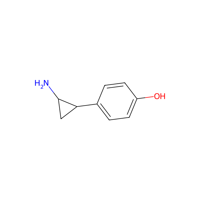 4-[(1R,2S)-rel-2-aminocyclopropyl]phenol - ≥97% CAS No(104777-77-7) by Aladdin Scientific