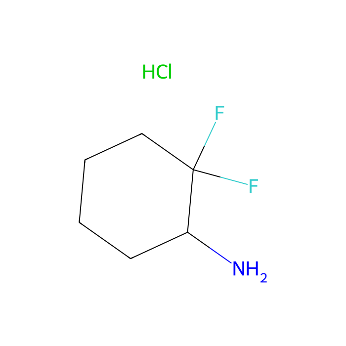 (1R)-2,2-difluorocyclohexan-1-amine hydrochloride - ≥97% CAS No(1638744-85-0) by Aladdin Scientific