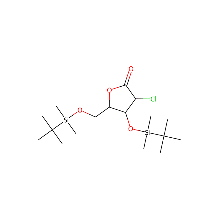 (4R,5R)-4-[(tert-butyldimethylsilyl)oxy]-5-{[(tert-butyldimethylsilyl)oxy]methyl}-3-chlorooxolan-2-one - ≥97% CAS No(1820749-52-7) by Aladdin Scientific