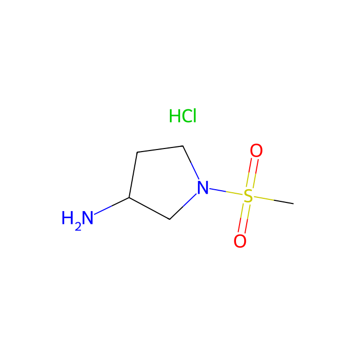 (3R)-1-methanesulfonylpyrrolidin-3-amine hydrochloride - ≥97% CAS No(651056-85-8) by Aladdin Scientific