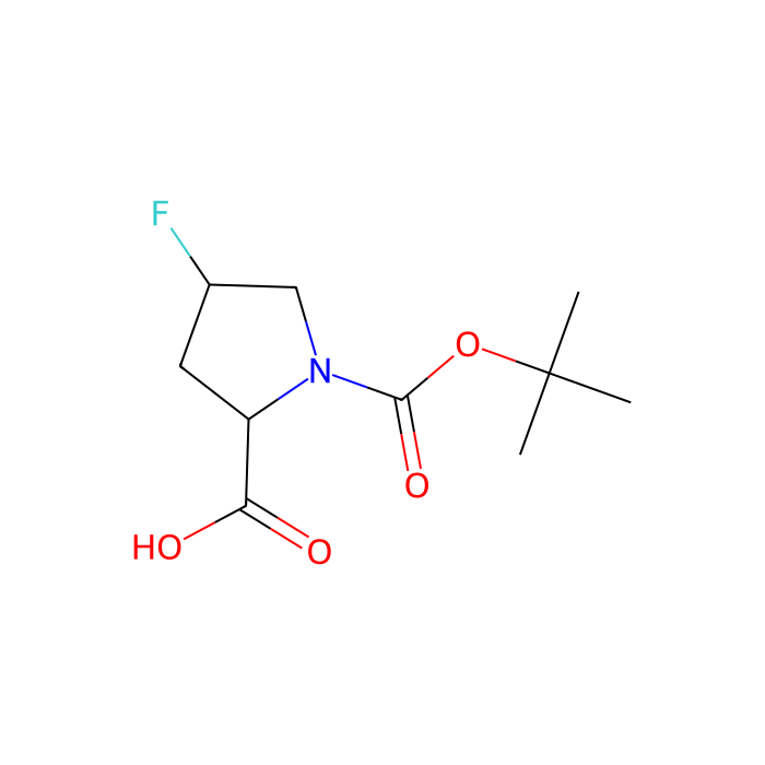 (2R,4S)-1-[(tert-butoxy)carbonyl]-4-fluoropyrrolidine-2-carboxylic acid - ≥97% CAS No(681128-50-7) by Aladdin Scientific