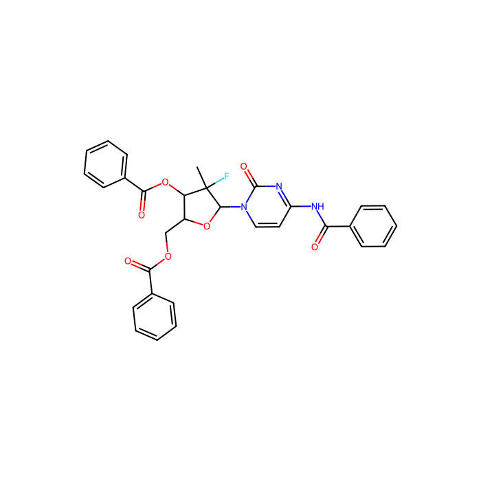 [(2R,3R,4R,5R)-5-(4-benzamido-2-oxo-1,2-dihydropyrimidin-1-yl)-3-(benzoyloxy)-4-fluoro-4-methyloxolan-2-yl]methyl benzoate - ≥97% CAS No(817204-32-3) by Aladdin Scientific