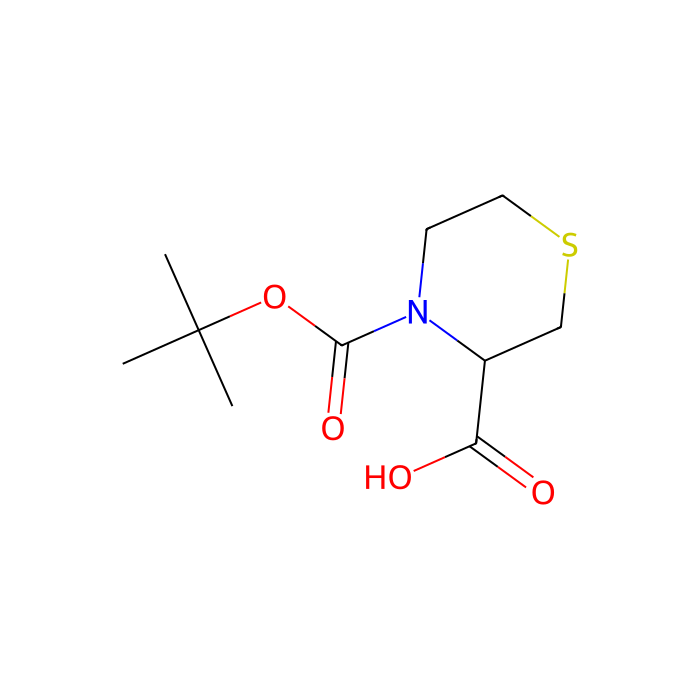 (R)-4-Boc-thiomorpholine-3-carboxylic acid - ≥95% CAS No(114525-81-4) by Aladdin Scientific