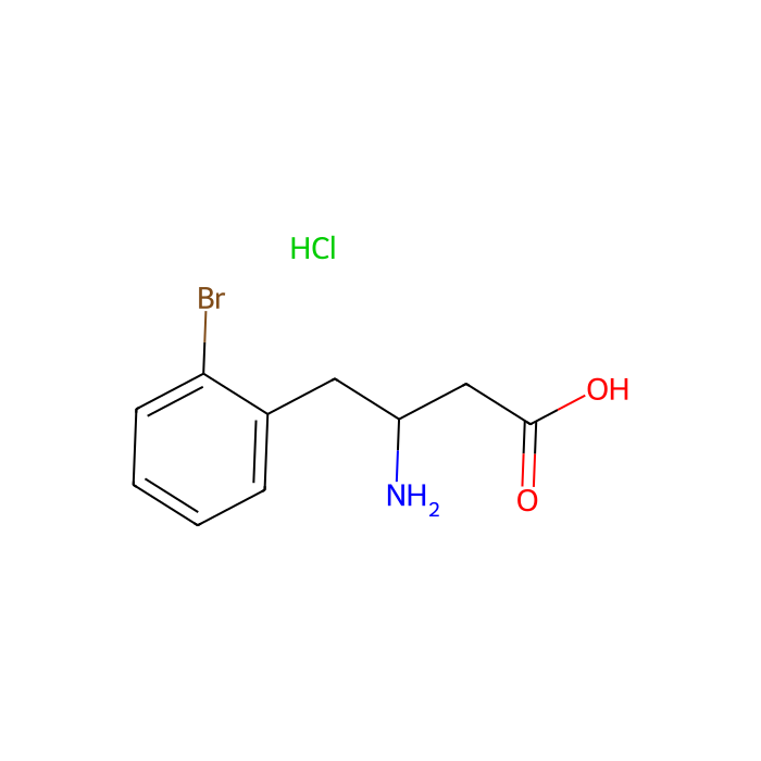 (R)-3-Amino-4-(2-bromo-phenyl)-butyric acid hcl - ≥95% CAS No(401915-60-4) by Aladdin Scientific