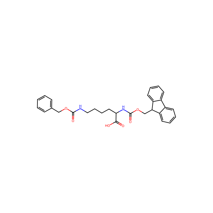 (R)-2-((((9H-Fluoren-9-yl)methoxy)carbonyl)amino)-6-(((benzyloxy)carbonyl)amino)hexanoic acid - ≥97% CAS No(110990-07-3) by Aladdin Scientific
