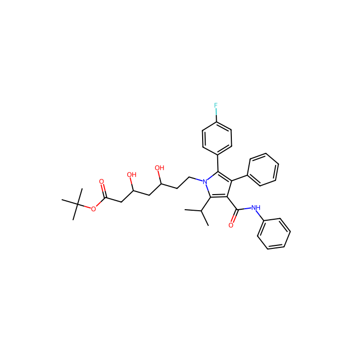 (3R,5R)-tert-Butyl 7-(2-(4-fluorophenyl)-5-isopropyl-3-phenyl-4-(phenylcarbamoyl)-1H-pyrrol-1-yl)-3,5-dihydroxyheptanoate - ≥98% CAS No(134395-00-9) by Aladdin Scientific