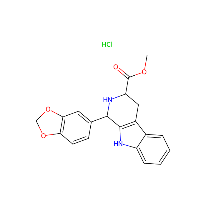 (1R,3R)-Methyl 1-(benzo[d][1,3]dioxol-5-yl)-2,3,4,9-tetrahydro-1H-pyrido[3,4-b]indole-3-carboxylate hydrochloride - ≥98% CAS No(171752-68-4) by Aladdin Scientific