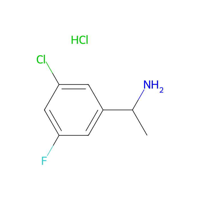 (R)-1-(3-Chloro-5-fluorophenyl)ethanamine hydrochloride - ≥95% CAS No(1820574-01-3) by Aladdin Scientific