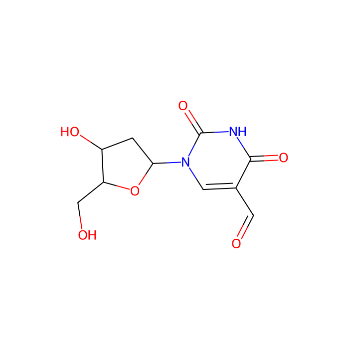1-((2R,4S,5R)-4-Hydroxy-5-(hydroxymethyl)tetrahydrofuran-2-yl)-2,4-dioxo-1,2,3,4-tetrahydropyrimidine-5-carbaldehyde - ≥95% CAS No(4494-26-2) by Aladdin Scientific