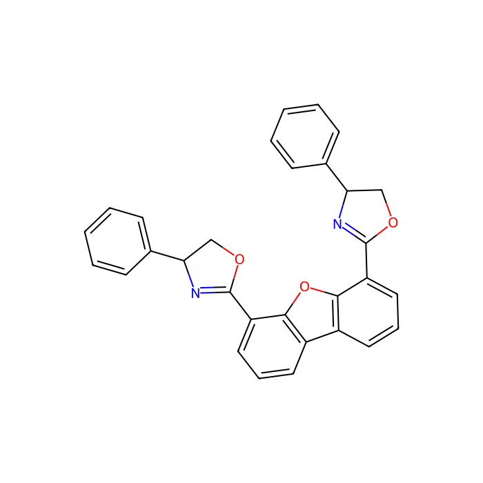 (4R,4'R)-2,2'-(4,6-Dibenzofurandiyl)bis[4,5-dihydro-4-phenyloxazole] - ≥95% CAS No(195433-00-2) by Aladdin Scientific