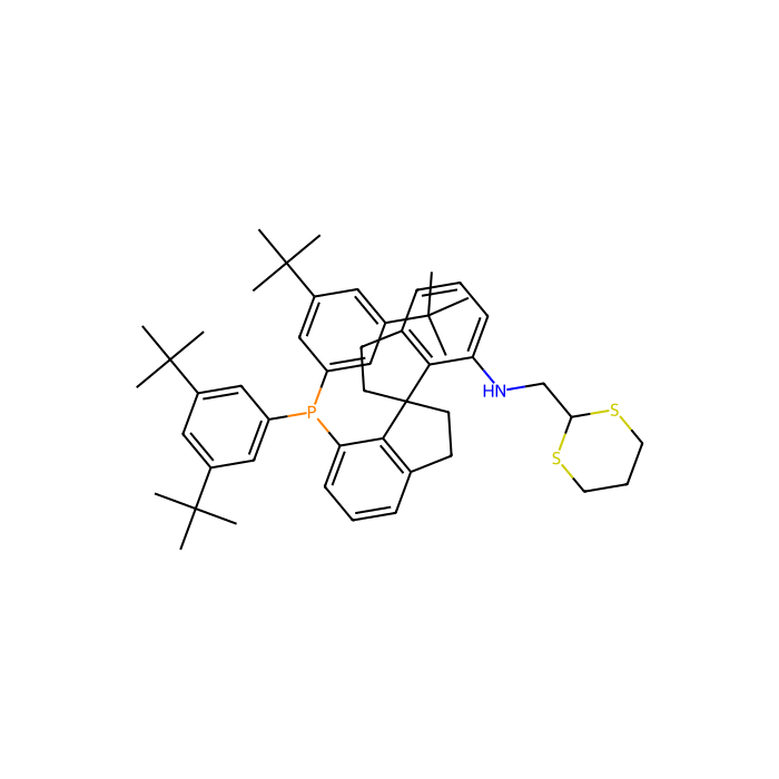 (R)-(+)-7-[N-(1,3-Dithian-2-yl)methylamino]-7''-[bis(3,5-di-t-butylphenyl)phosphino]-2,2'',3,3''-tetrahydro-1,1''-spirobindane - ≥97%,≥99%(ee) CAS No(1809609-53-7) by Aladdin Scientific