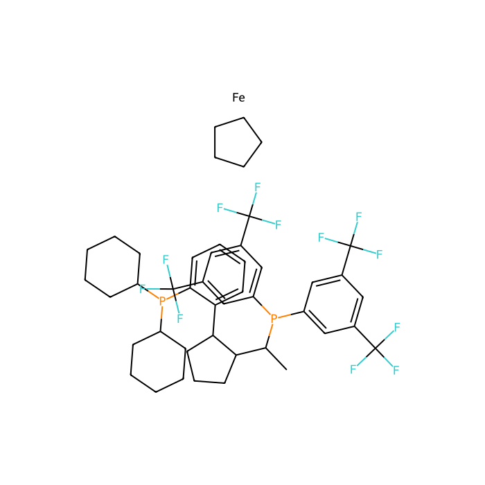 (R)-(+)-1-[(R)-2-(2''-Dicyclohexylphosphinophenyl)ferrocenyl]ethylbis(3,5-trifluoromethylphenyl)phosphine - ≥97% CAS No(821009-34-1) by Aladdin Scientific